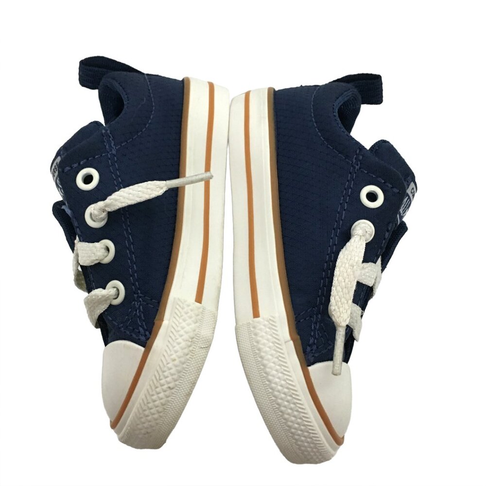 Converse Boy's Navy Court Shoes Size 6 - Picture 4 of 9